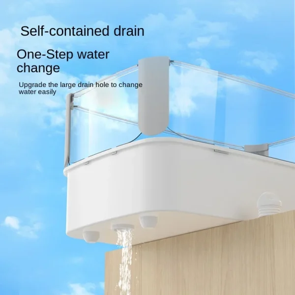 Plastic Transparency Turtle Tank House With Areas To Breed Feed Swim Bask Indoor Enclosure Water Turtles Cage Reptile Habitat - Image 5