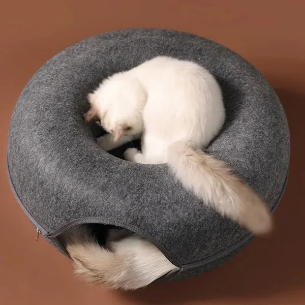 Bed for Cats Winter Pet Supplies Plush Houses and Habitats Warm Puppy Accessories Dog Mat Things House Kitten Basket Accessory - Image 2